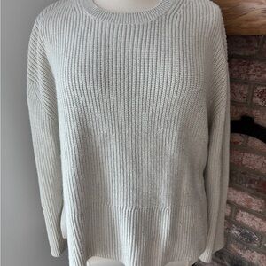 Gap Women's Cream Sequin Sweater